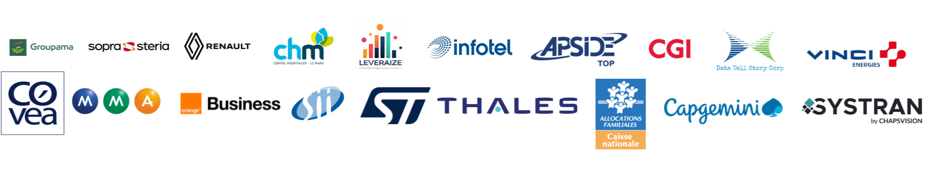 logos des partenaires